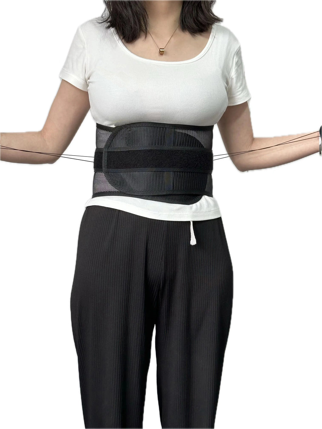Lumbar Disc Support, Compression Rope Support, Lumbar Support, Men'S and Women'S Breathable Mesh Waist Protection, Adult Gift
